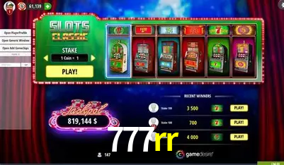 A Popularidade dos Caça-Níqueis no 777rr